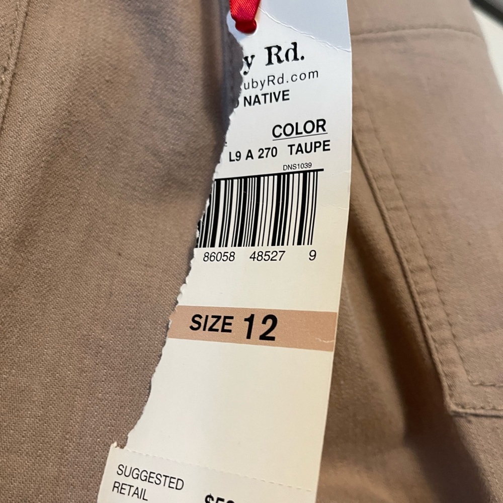Ruby Rd. Beige Native Jeans - Picture 7 of 7